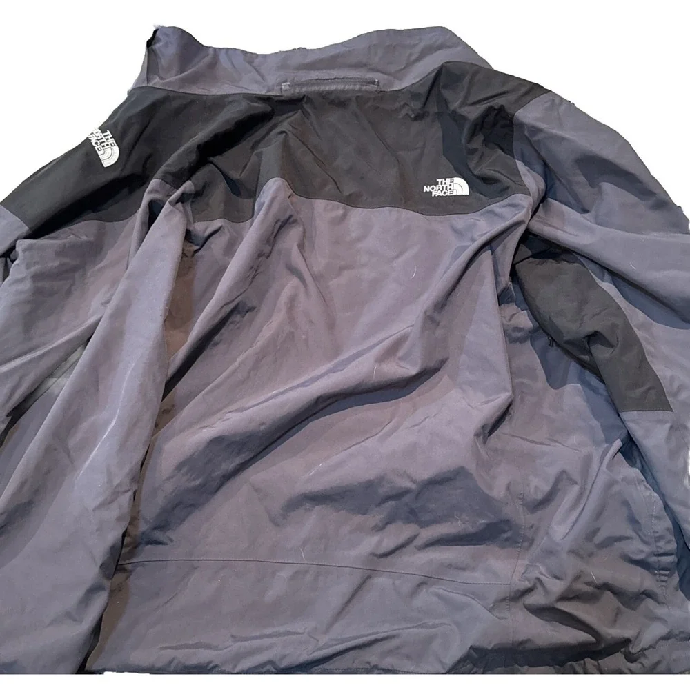 The North Face Hyvent 2-in-1 F13 Mens XXL Black Gray Jacket‎ Coat Missing Hood